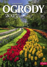 Opakowanie Kalendarz 2025 A4 Ścienny Ogrody