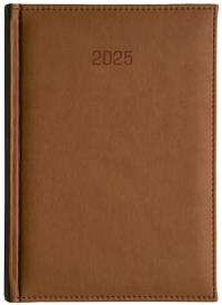 Kalendarz 2025 A4 tygodniowy Vivella brązowy. Wydawca: Wokół nas. ZdrowePodejscie.pl Opakowanie Kalendarz 2025 A4 tygodniowy Vivella brązowy