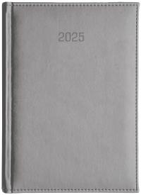 Kalendarz 2025 A4 tygodniowy Vivella szary. Wydawca: Wokół nas. ZdrowePodejscie.pl Opakowanie Kalendarz 2025 A4 tygodniowy Vivella szary