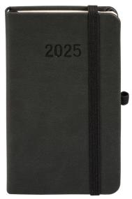 Okładka książki Kalendarz 2025 A6 Memofix TDW czarny
