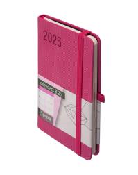 Okładka książki Kalendarz 2025 A6 Rubi TDW różowy