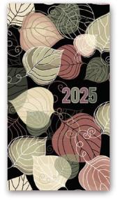 Okładka książki Kalendarz 2025 A6 tyg soft LIŚCIE