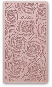 Okładka książki Kalendarz 2025 A6 tyg vivella relief PUDROWY RÓŻ