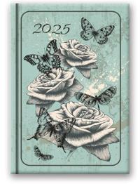 Opakowanie Kalendarz 2025 B6 dzienny soft MOTYLE