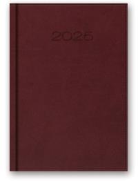 Opakowanie Kalendarz 2025 B6 dzienny vivella bordo