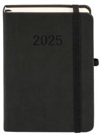 Okładka książki Kalendarz 2025 B6 Memofix DNS czarny