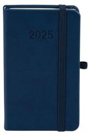 Okładka książki Kalendarz 2025 B6 Memofix TDW granatowy