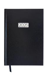 Opakowanie Kalendarz 2025 Ekonomiczny A5 dzienny czarny KK-A5D E