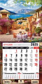 Okładka książki Kalendarz 2025 jednodzielny mini z mag. Romantico