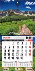 Okładka książki Kalendarz 2025 jednodzielny mini z mag. Tatry