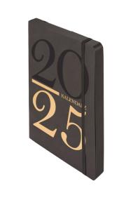 Okładka książki Kalendarz 2025 Kraft A5 DNS czarny