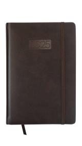 Opakowanie Kalendarz 2025 LUX B6 dzienny  brązowy KK-B6D L