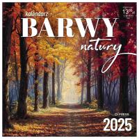 Okładka książki Kalendarz 2025 Ścienny Barwy Natury