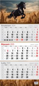 Opakowanie Kalendarz 2025 trójdzielny płaski MIX