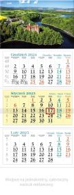 Okładka książki Kalendarz 2025 trójdzielny Zamek