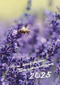 Okładka książki Kalendarz 2025 z ks. Twardowskim - pszczoła