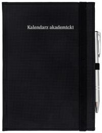 Kalendarz akad. 2023/24 A5 tyg. Piko czarny. Wydawca: Wokół nas. ZdrowePodejscie.pl Opakowanie Kalendarz akad. 2023/24 A5 tyg. Piko czarny
