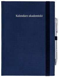 Kalendarz akad. 2023/24 A5 tyg. Piko granat. Wydawca: Wokół nas. ZdrowePodejscie.pl Opakowanie Kalendarz akad. 2023/24 A5 tyg. Piko granat