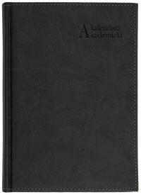 Kalendarz akad. 2023/24 A5 tyg. Vivella czarny. Wydawca: Wokół nas. ZdrowePodejscie.pl Opakowanie Kalendarz akad. 2023/24 A5 tyg. Vivella czarny