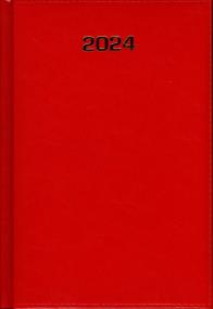 Okładka książki Kalendarz książkowy 2024 A5 dzień na stronie