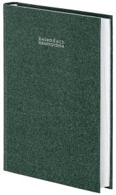 Kalendarz naucz. 2023/24 A5 tyg. Len zielony. Wydawca: Wokół nas. ZdrowePodejscie.pl Opakowanie Kalendarz naucz. 2023/24 A5 tyg. Len zielony