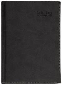 Kalendarz naucz. 2023/24 A5 tyg. Vivella czarny. Wydawca: Wokół nas. ZdrowePodejscie.pl Opakowanie Kalendarz naucz. 2023/24 A5 tyg. Vivella czarny