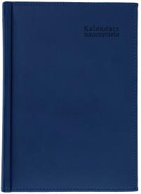 Kalendarz naucz. 2024/2025 B5 tyg. Vivella granat. Autor: Opracowanie zbiorowe. ZdrowePodejscie.pl Okładka książki Kalendarz naucz. 2024/2025 B5 tyg. Vivella granat