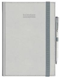 Kalendarz nauczyciela 2023/24 A5 dzienny srebro. Wydawca: Wokół nas. ZdrowePodejscie.pl Opakowanie Kalendarz nauczyciela 2023/24 A5 dzienny srebro