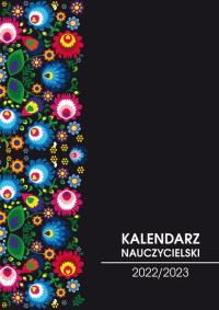 Okładka książki Kalendarz nauczycielski 2022/2023 folk