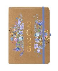 Okładka książki Kraft Blue A5 TNS kalendarz 2025