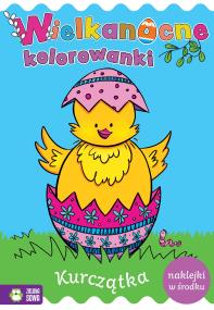 Okładka książki Kurczątka. Wielkanocne kolorowanki