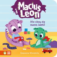 Okładka książki Maciuś i Leon nie chcą się razem bawić