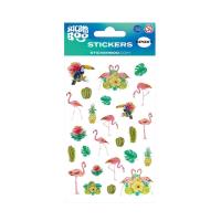 Opakowanie Naklejki Sticker BOO Flamingi