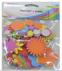 Opakowanie Naklejki z pianki 72szt