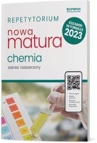 Okładka książki Nowa matura 2023 Chemia repetytorium zakres rozszerzony