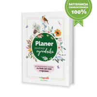 Planer zaradnego ogrodnika. Autor: Grabowska Alicja, Grabowska Lucyna. ZdrowePodejscie.pl Okładka książki Planer zaradnego ogrodnika