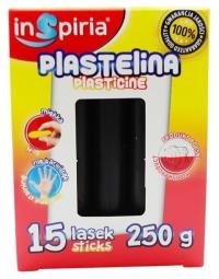 Opakowanie Plastelina czarna 15 lasek 250g