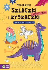 Okładka książki Przedszkolak rysuje. Szlaczki i zygzaczki..