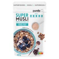 Opakowanie Purella Superfoods SuperMusli Koncentracja 200 g