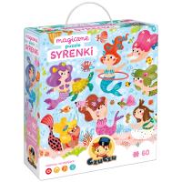 Opakowanie Puzzle 60 magiczne Syrenki 4+ CzuCzu
