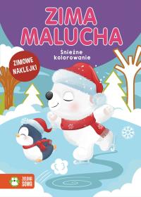 Okładka książki Śnieżne kolorowanie. Zima malucha