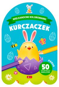 Okładka książki Wielkanocne kolorowanki. Kurczaczek