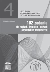 Okładka książki 102 zadania dla sympatyków matematyki