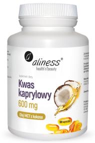 Zdjęcie produktu Aliness Kwas Kaprylowy 600mg 90 kaps