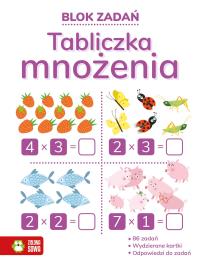 Okładka książki Blok zadań. Tabliczka mnożenia