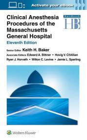Okładka książki Clinical Anesthesia Procedures of the Massachusetts General Hospital