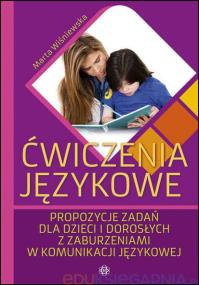 Ćwiczenia językowe. Autor: Marta Wiśniewska. ZdrowePodejscie.pl Okładka książki Ćwiczenia językowe