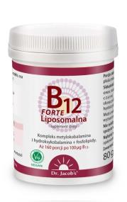Zdjęcie produktu Dr. Jacob's Witamina B12 Liposomalna Forte 80g