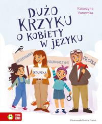 Okładka książki Dużo krzyku o kobiety w języku - uszkodzone