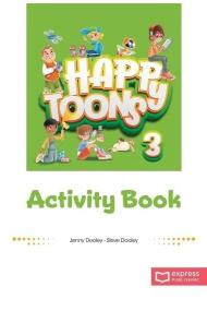 Okładka książki Happy Toons 3 ed. międzynar. AB + DigiBook (kod)